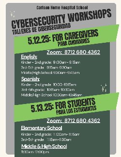 cybersecurity flyer